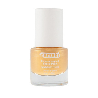 Lakier do paznokci na bazie wody, łatwy do usunięcia bez zmywacza, 21 Złoty, 7,5 ml, Namaki