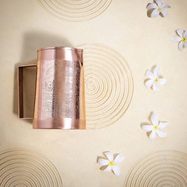 Dzbanek miedziany na wodę, Paradise, 1500 ml, Forrest and Love