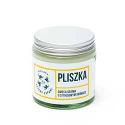 Pliszka- naturalna świeca sojowa, cytrynowa, Cztery Szpaki