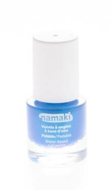 Lakier do paznokci na bazie wody, łatwy do usunięcia bez zmywacza, 34 Elektryzujący Błękit, 7,5 ml, Namaki