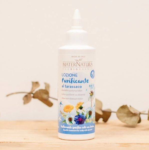 Oczyszczający balsam z mniszkiem lekarskim, do skóry głowy z łupieżem, AIAB, 150 ml, MaterNatura
