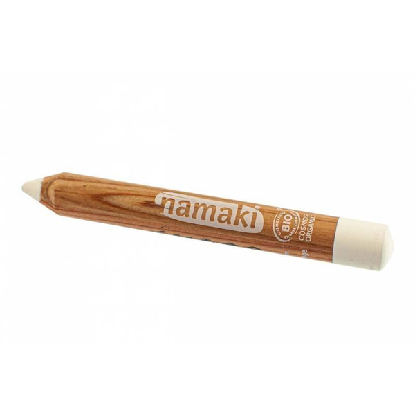 Zestaw kredek do malowania twarzy dla dzieci, ZIELONA, BIAŁA, CZERWONA, 3x2,1 g, COSMOS ORGANIC, Namaki