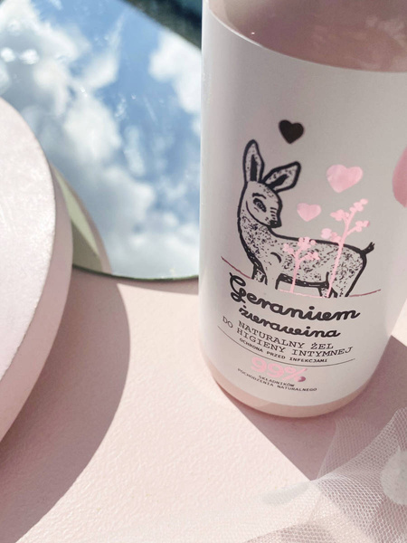 YOPE, Żel do higieny intymnej naturalny Geranium i Żurawina 300ml