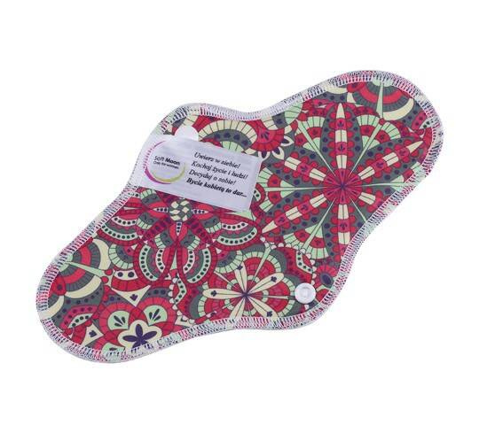 Wielorazowa wkładka higieniczna MAXI, mini podpaska slim, SIŁA, coolmax, SOFT MOON