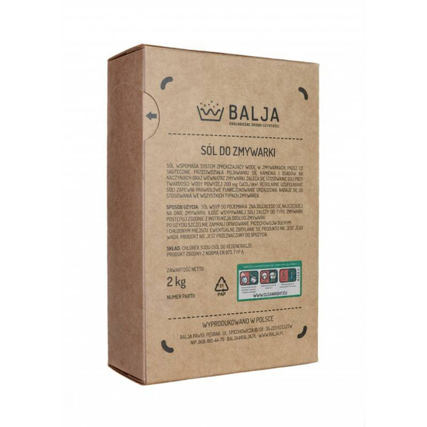 Sól do zmywarki, 2 kg, Balja