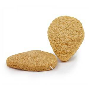 Gąbka Konjac do twarzy, Kropla Wody, Less,  aż 8,5 x 7 cm, średnicy, Bebevisa