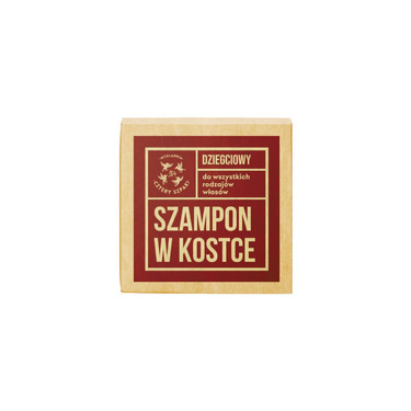 Szampon dziegciowy w kostce, do wszystkich rodzajów włosów, 75g, Cztery Szpaki