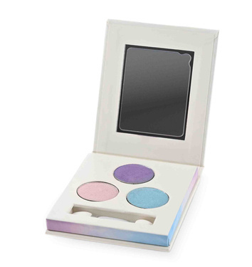 Zestaw 3 delikatnych, perłowych cieni do powiek, ZIMA, Cosmos Organic, Namaki