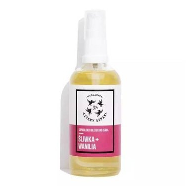 Cztery Szpaki, Superlekki olejek do ciała Śliwka i Wanilia, 100ml