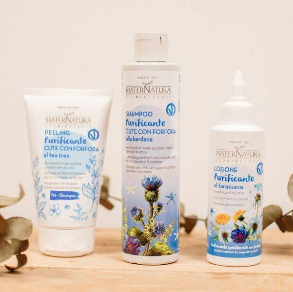 Oczyszczający balsam z mniszkiem lekarskim, do skóry głowy z łupieżem, AIAB, 150 ml, MaterNatura