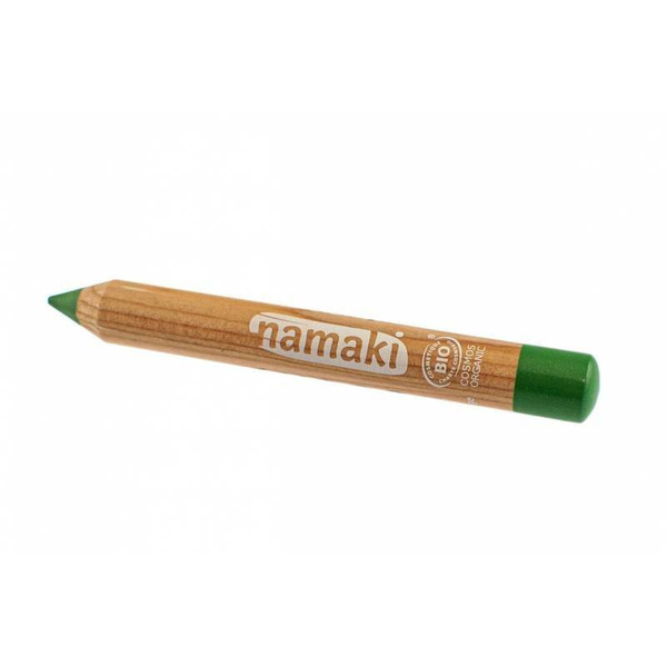 Zestaw kredek do malowania twarzy dla dzieci, ZIELONA, BIAŁA, CZERWONA, 3x2,1 g, COSMOS ORGANIC, Namaki