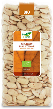 Migdały blanszowane BIO, 1 kg, Bio Planet
