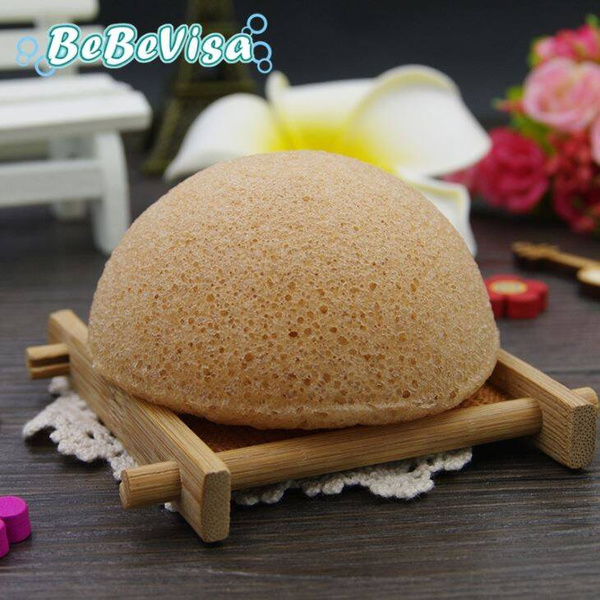 Gąbka Konjac do twarzy, Less, aż 6,3 - 8 cm średnicy, Bebevisa