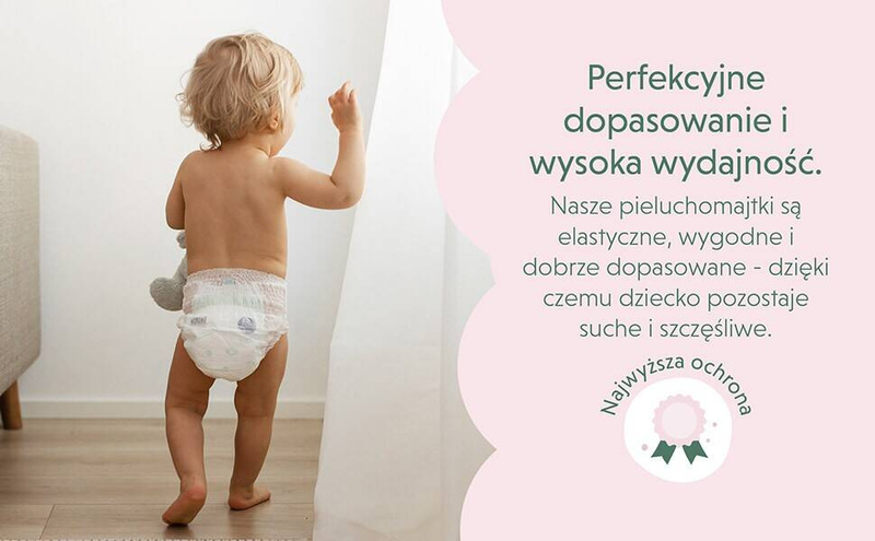 Pieluchomajtki ekologiczne, Pants 6 (12-20kg), Standard, 36 szt. Muumi Baby