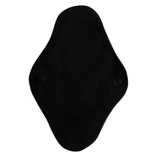 Wielorazowa wkładka higieniczna Ultra Comfort, MINI, z bawełną, CZARNA, Soft Moon