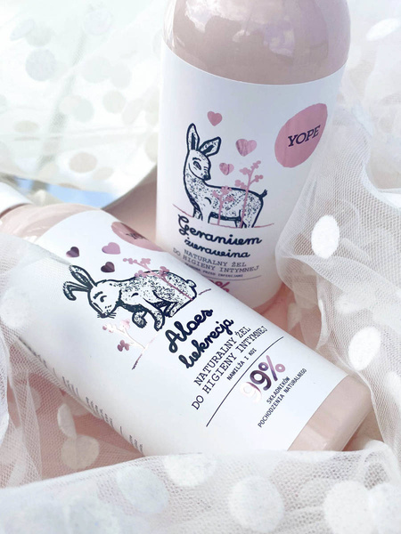 YOPE, Żel do higieny intymnej naturalny Aloes i lukrecja 300 ml