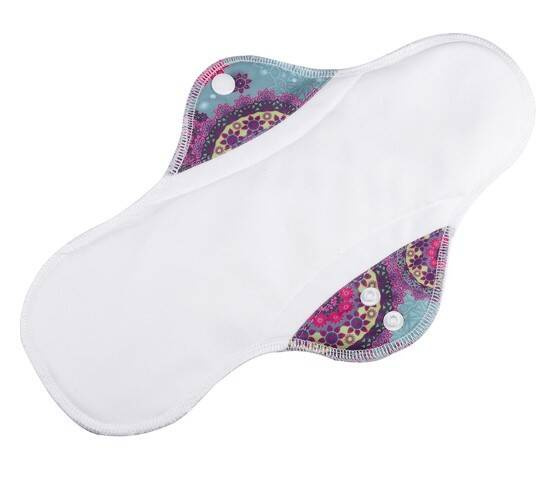 Podpaska wielorazowa NIGHT, ZACHWYT, bawełna organiczna 100%, SOFT MOON