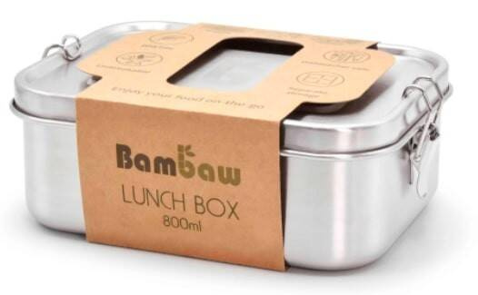 Lunchbox ze stali nierdzewnej, bez BPA, pojemność 800 ml, Bambaw