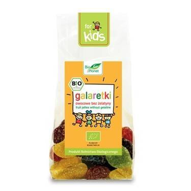 GALARETKI OWOCOWE BEZ ŻELATYNY BIO 100 g - BIO PLANET