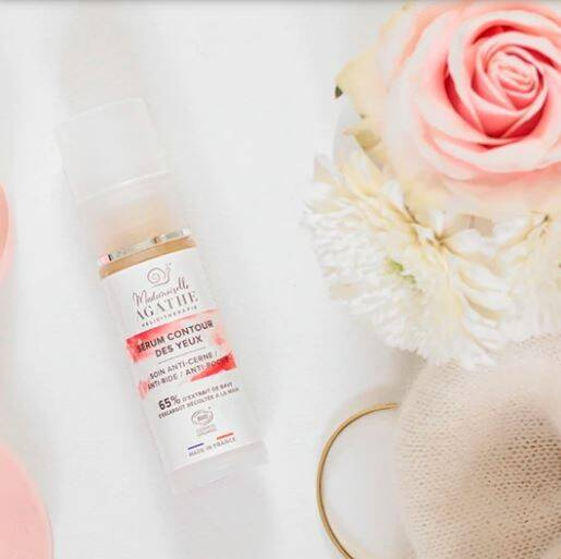 Odmładzające serum ze śluzem ślimaka, pod oczy, przeciw-zmarszczkowe, COSMOS ORGANIC, 30 ml, Mlle Agathe