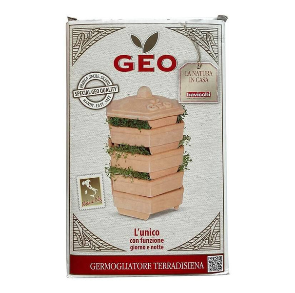 Kiełkownica poziomowa gliniana Terra, GEO, Bavicchi