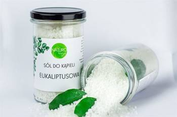 Sól do kąpieli eukaliptusowa, 600 g, Naturologia