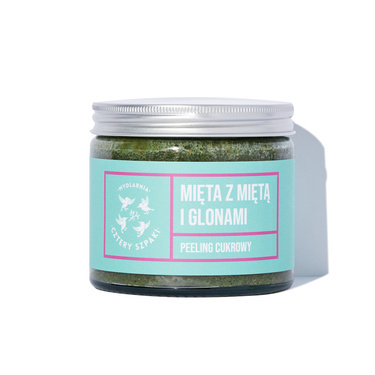 Cztery Szpaki Peeling Mięta z miętą i glonami 250g