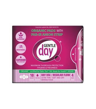 Podpaski NA DZIEŃ z paskiem anionowym - ECO FAR-IR ANION, 10 szt., Gentle Day