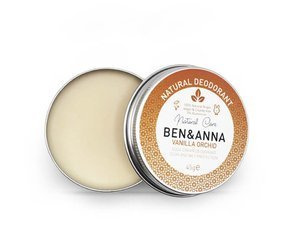 BEN and ANNA, Naturalny dezodorant w kremie VANILLA ORCHID (aluminiowa puszka), 45g