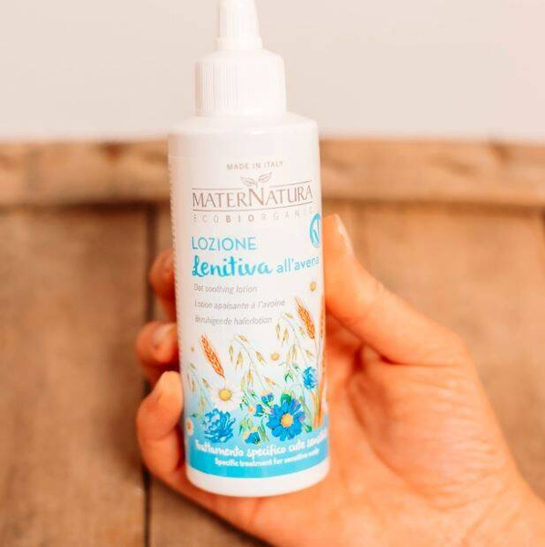 Kojący balsam owsiany do skóry głowy, AIAB, 150 ml, MaterNatura