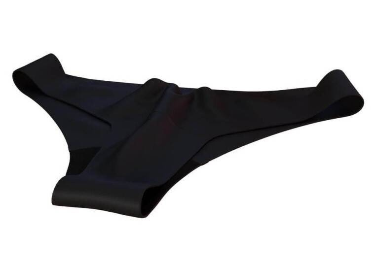 Majtki menstruacyjne ClariUnderwear, bawełna organiczna, czarne, LIGHT FLOW, rozmiar XS, Claripharm