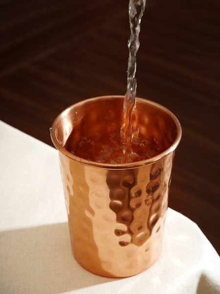 Kubek z młotkowanej miedzi, na wodę, 300 ml, Forrest and Love