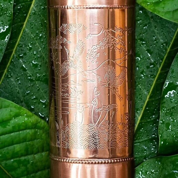 Butelka miedziana na wodę, Paradise, 900 ml, Forrest and Love