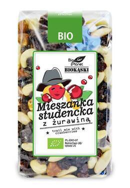 MIESZANKA STUDENCKA Z ŻURAWINĄ, BIO, 400 g, BIO PLANET