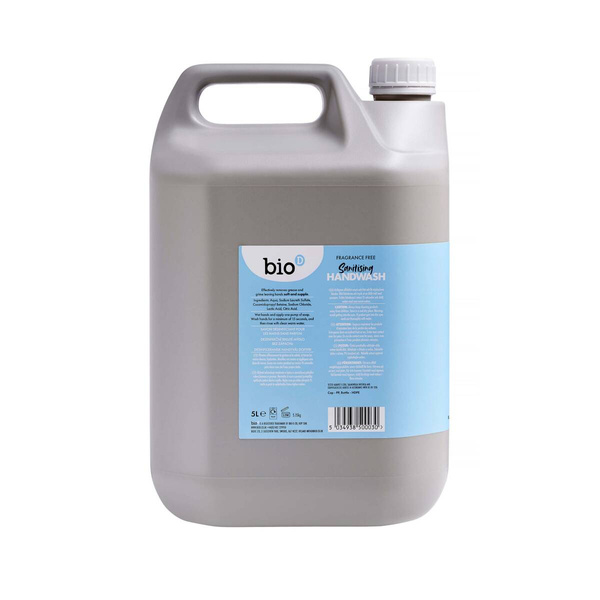 BEZZAPACHOWE mydło w płynie, 5 l, Bio-D