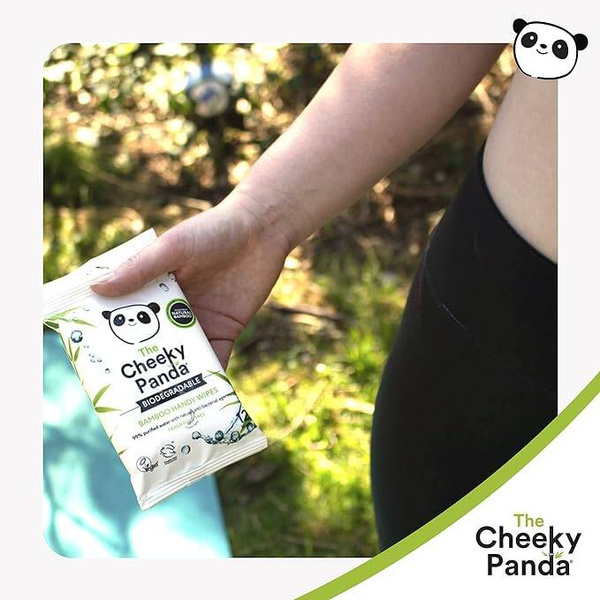 Bambusowe chusteczki nawilżane dla dzieci i dorosłych, podręczne, biodegradowalne, 12 szt., The Cheeky Panda
