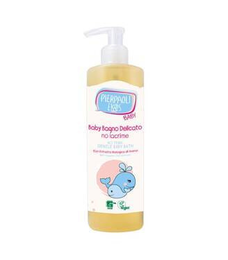Delikatny płyn do kąpieli dla dzieci i niemowląt NO TEARS, bez łez, 400ml, Pierpaoli Ekos Baby