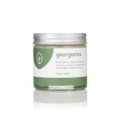 Georganics, Mineralna pasta do zębów w słoiku Tea Tree, 60ml