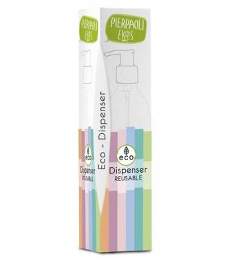 Dozownik, pompka do kosmetyku w szklanej butelce, 280 ml, Pierpaoli Ekos Personal Care