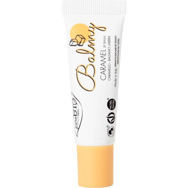 Kremowy balsam do ust, Balmy 06, KARMEL, transparentny, 10 ml, PuroBIO