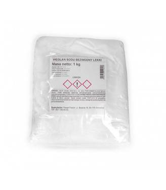 Soda Kalcynowana - Węglan Sodu Bezwodny Lekki, 1 Kg