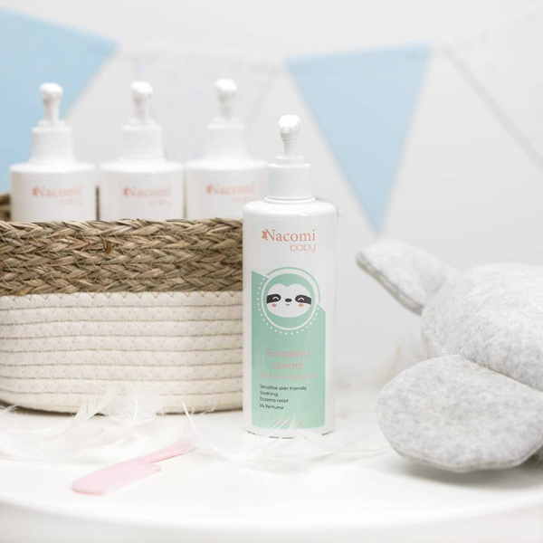 Emulsja natłuszczająca i nawilżająca dla dzieci z AZS, 250 ml, Nacomi Baby