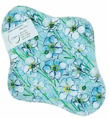 Podpaska wielorazowa REGULAR, z welurem zielonym, EPIONE, Soft Moon