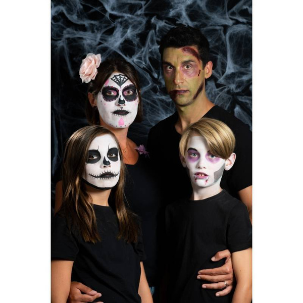 Straszne Pudełko, zestaw do makijażu dla dzieci na HALLOWEEN, Namaki