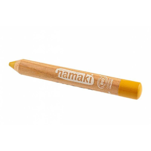 Zestaw kredek do malowania twarzy dla dzieci, CZARNA, ŻÓŁTA, CZERWONA, 3x2,1 g, COSMOS ORGANIC, Namaki