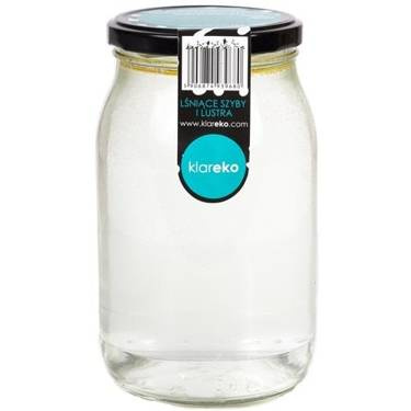 Klareko, Lśniące Szyby i Lustra, Grejpfrut i Mięta, słoik 900 ml