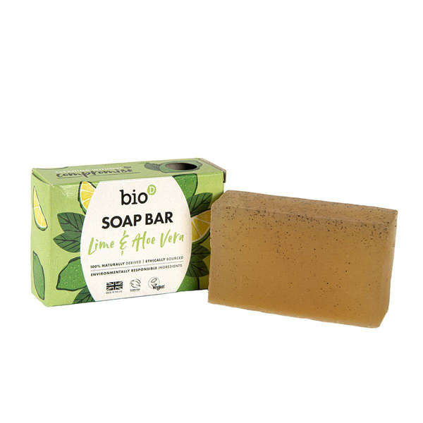 Mydło w kostce, LIMONKA i ALOES, 90 g, Bio-D