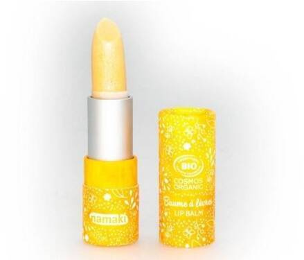 Naturalny, odżywczy, lśniący balsam do ust, waniliowy, idealny do zabawy, 3,5 g, Namaki