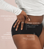 Majtki menstruacyjne ClariUnderwear, bawełna organiczna, czarne, LIGHT FLOW, rozmiar XXXL, Claripharm