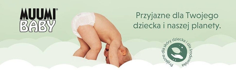 Pieluchomajtki ekologiczne, Pants 6 (12-20kg), Standard, 36 szt. Muumi Baby